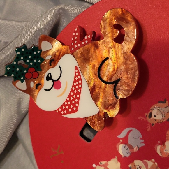 Doggie holiday hairclips brand new - Picture 4 of 4